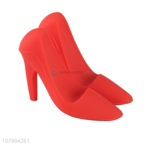 Creative Design Silicon High Heel Shape Mobile Phone Holder