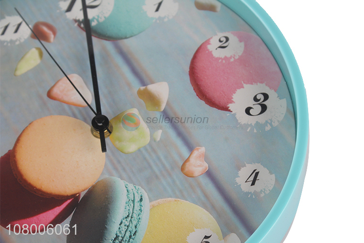 New design blue creative wall clock home decoration clock