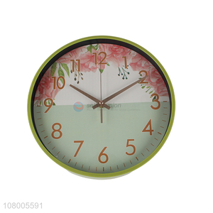 Factory direct sale green wall clock home decoration clock