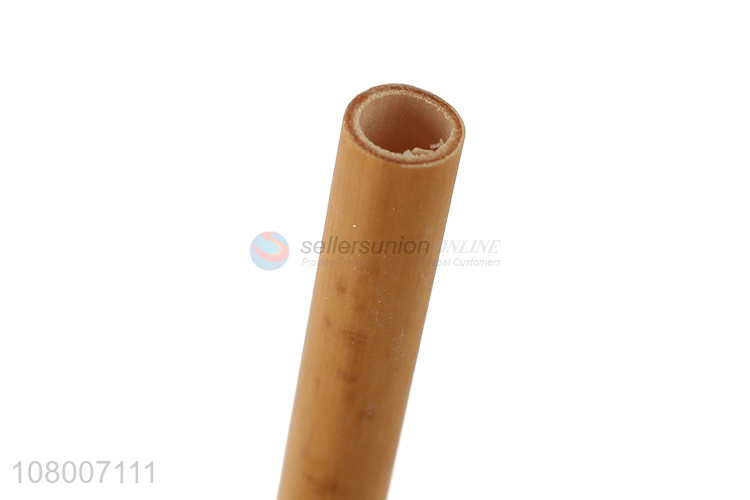 Most popular reusable natural color bamboo straws wholesale