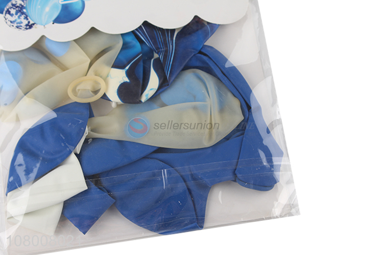 Online wholesale blue wedding party decoration balloons set