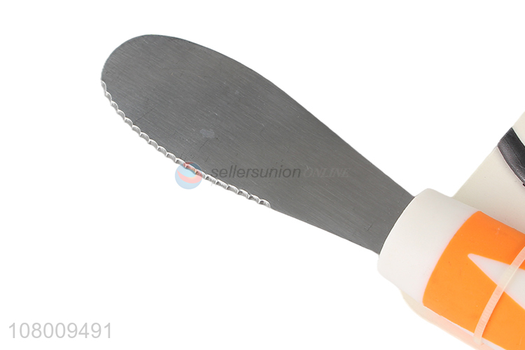 Factory supply stainless steel cheese butter knife cheese scraper