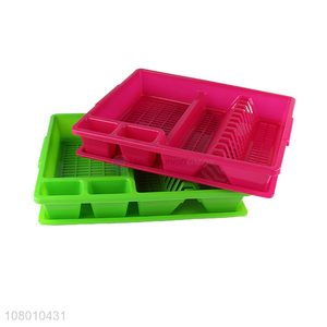 Good selling plastic household bowl dish racks storage racks