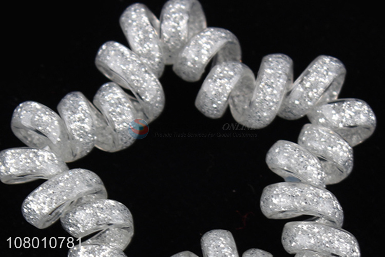 New Arrival Star Shape Elastic Hair Ring Telephone Wire Hair Ties