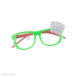 Yiwu market cartoon led flashing glasses frame glowing party glasses