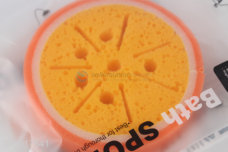 Good price round skin-friendly soft shower bath sponge