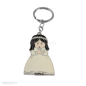 New arrival adorable key chain personalized enamel zinc alloy keychains