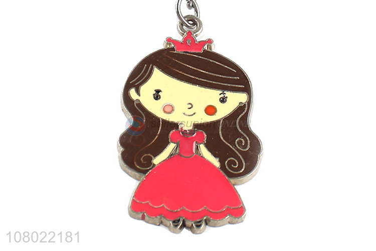 New arrival alloy keychains lovely cartoon key ring epoxy key chain