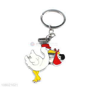 China supplier zinc alloy key chain enamel key chain custom ornaments