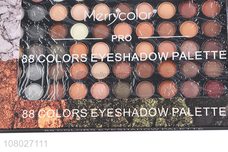 New product 88 colors eyeshadow palette custom logo high pigments eyeshadow