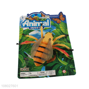 Wholesale multicolor boxed insect animal toy model suit