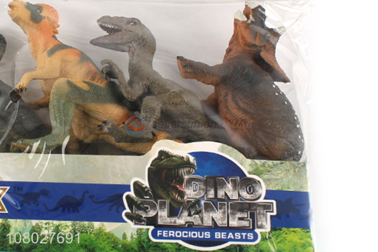 Low price wholesale creative boxed dinosaur model toy set