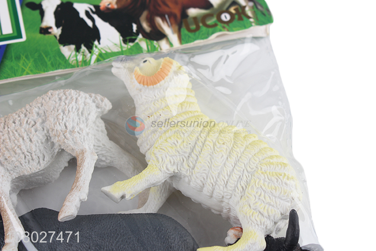 Low price multicolor ranch animal toy model wholesale