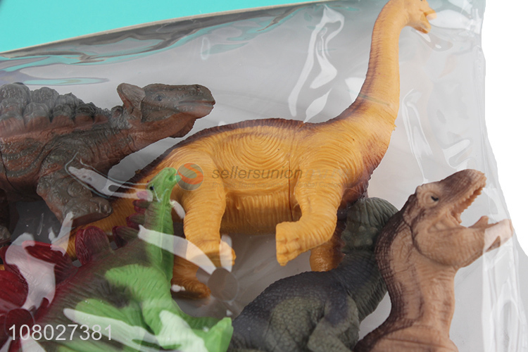 Good quality multicolor dinosaur model toy creative animal model