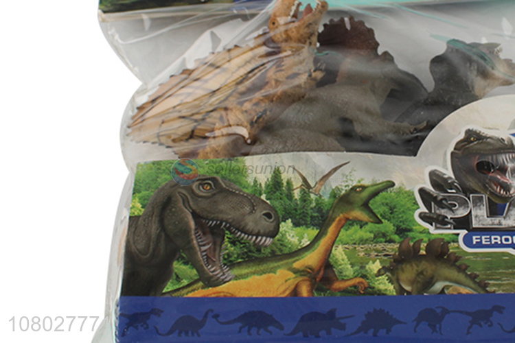 Wholesale multicolor boxed dinosaur toy model suit