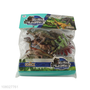 New style creative dinosaur toy boxed animal model set