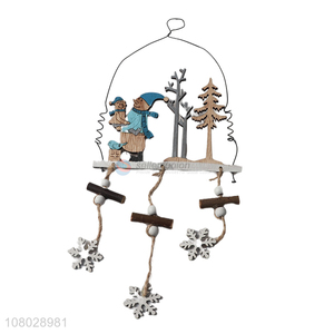 Best selling creative wooden hanging ornaments for christmas