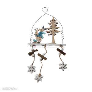 New arrival wooden christmas decoration hanging ornaments