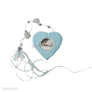 High quality heart shape hanging ornaments for christmas decoration