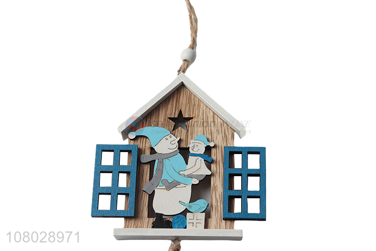 Good selling home decoration wooden hanging ornaments wholesale