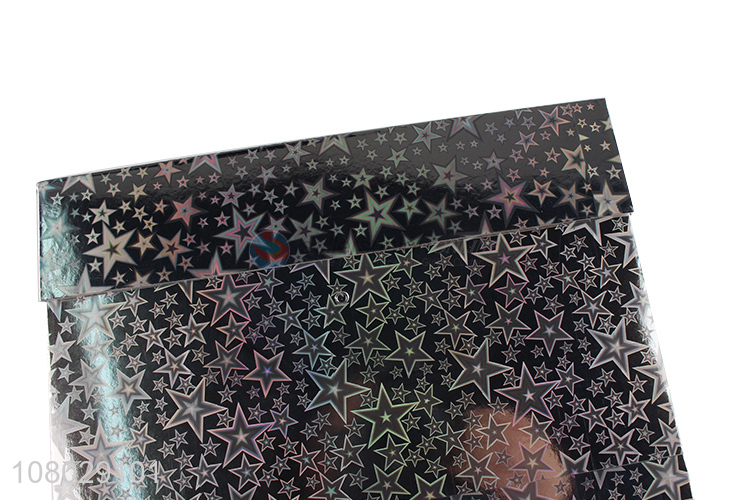 Cool Design Laser Silver Pentagram Pattern Gift Box