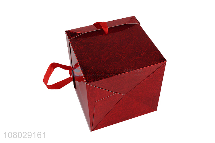 Custom Laser Red Pentagram Pattern Gift Box