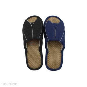 Good wholesale price multicolor home floor slippers for men