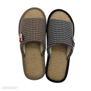 Good wholesale price multicolor cute floor slippers for men