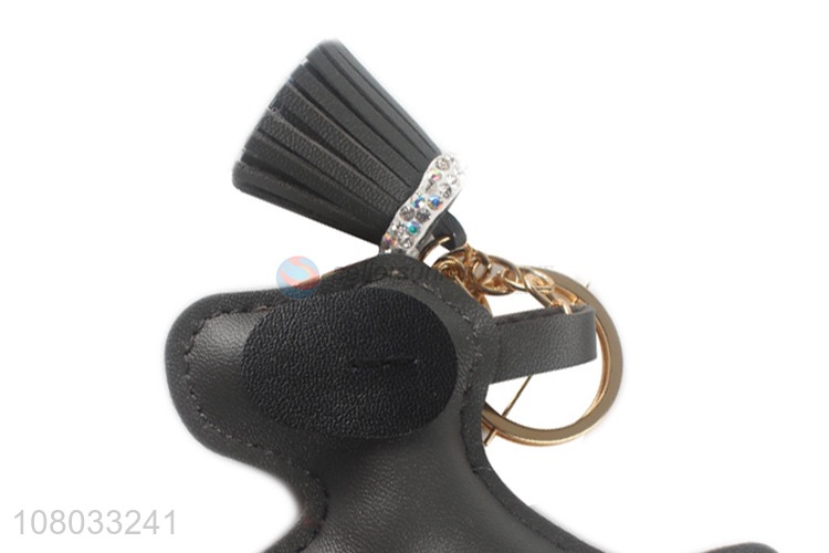 Best selling black creative keychain pendant wholesale