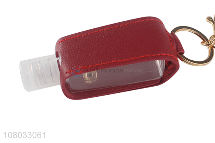 Factory direct sale red bottle simple portable keychain pendant