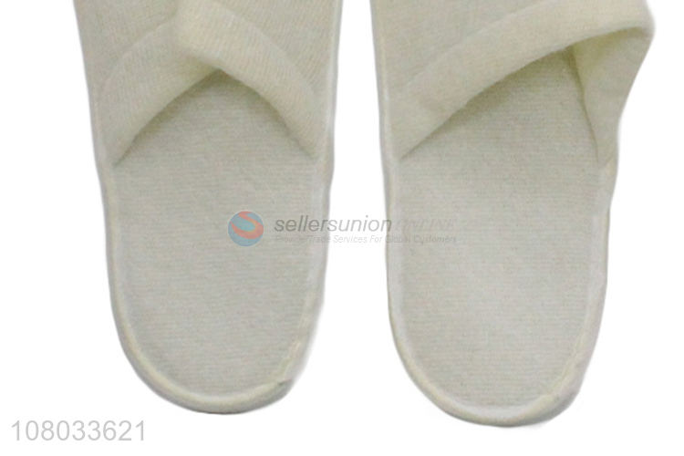 High quality closed toe non-slip disposable hotel slippers for travel