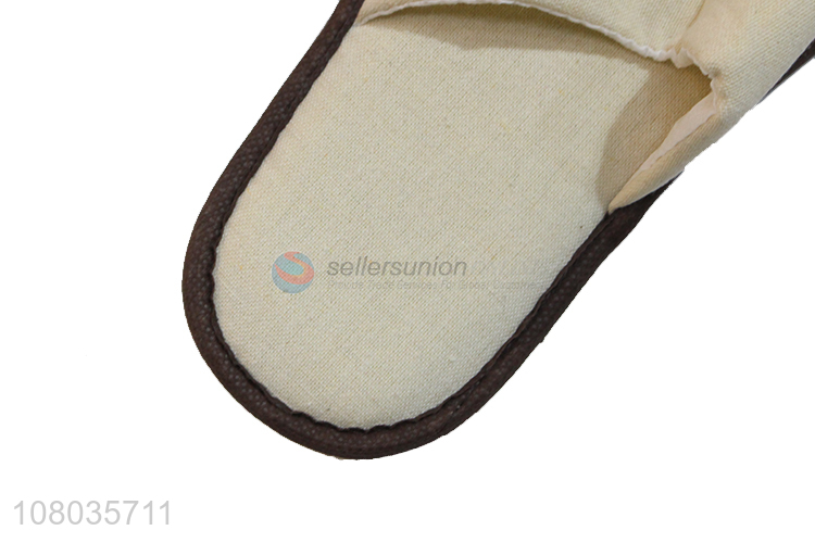 Good price white slippers hotel disposable slippers wholesale