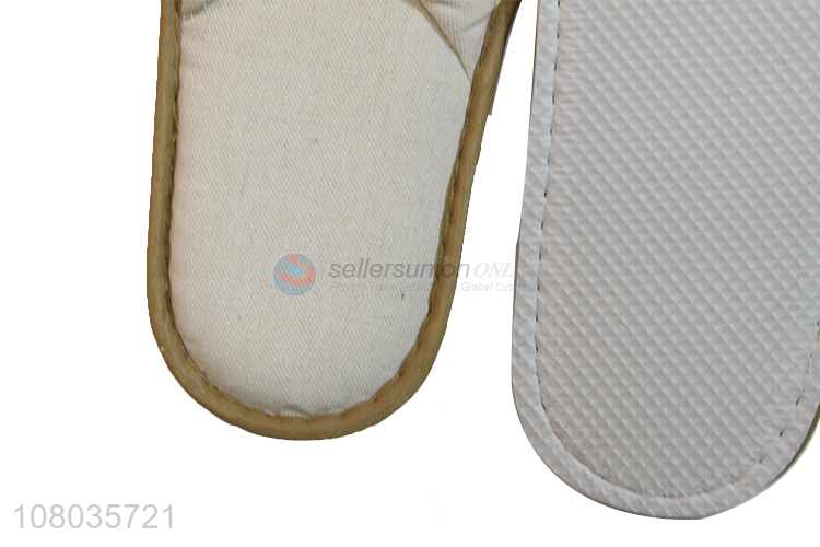 High quality white disposable floor slippers hotel supplies