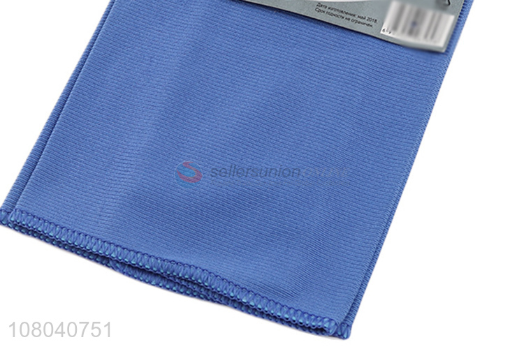 Hot selling blue cleaning cloths kitchen cleaning supplies