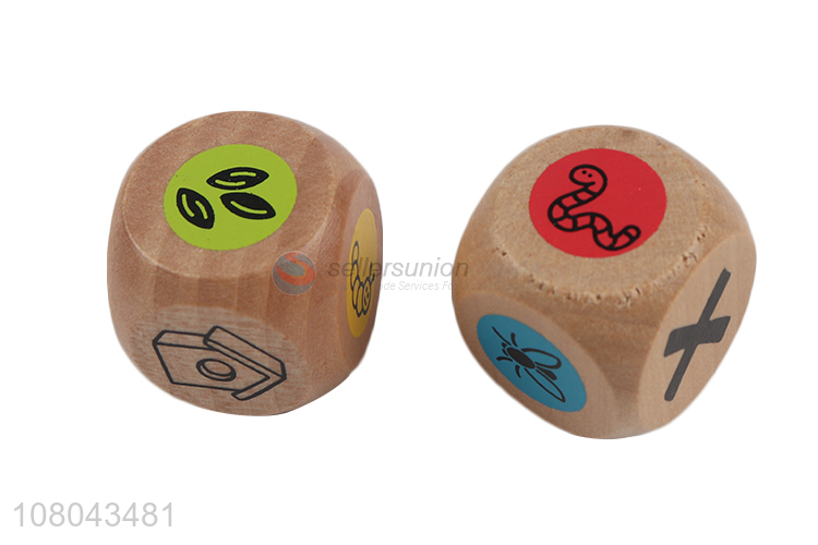 High quality sciencegeek dice wooden storage dice for family game