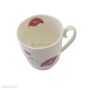 Chinese market simple printing ceramic cup drinking cup