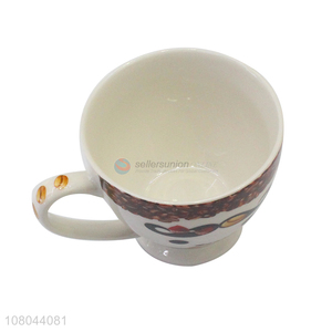 Good price cartoon ceramic water cup coffee cup wholesale