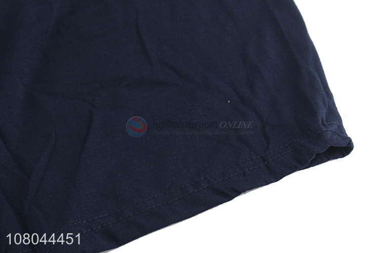 Good sale blue men shorts home cotton pajamas shorts