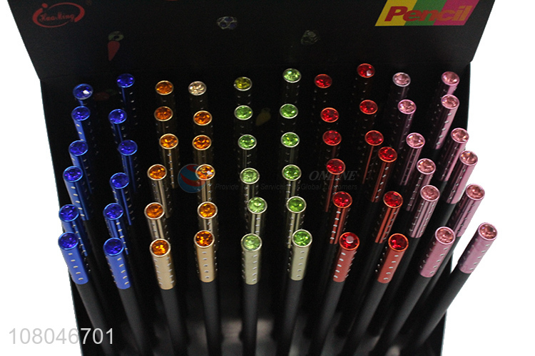 Hot selling 60 pieces blackwooden pencils eco writing pencils for exam