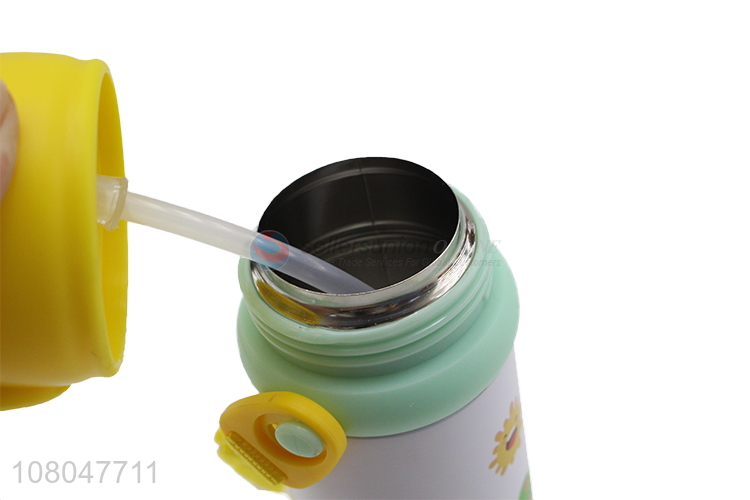 Factory direct sale portable stainless steel vacuum cup with handle