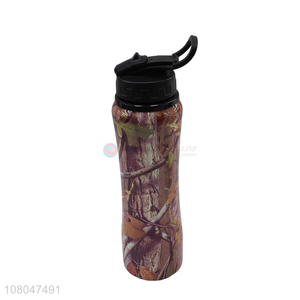 Low price fashion design large capacity stainless steel water bottle