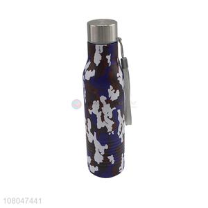 Hot selling printed portable stainless steel water bottle