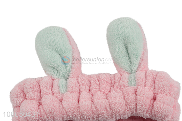 Wholesale from china pink rabbit ears shape hair band