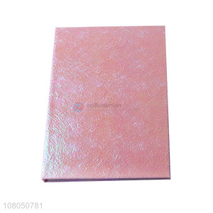 Chinese supplier pink notebook blank draft book