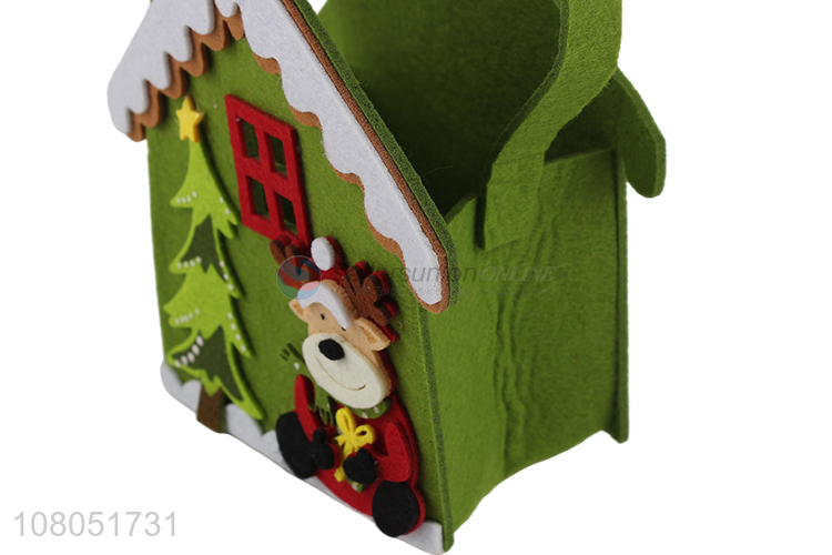 Best sale house shaped felt christmas candy gift bag