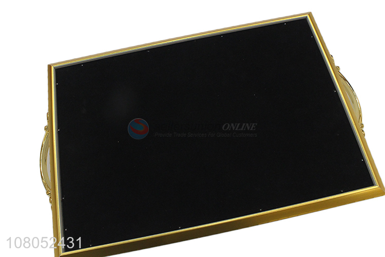 High Quality Rectangle Serving Tray With Handle