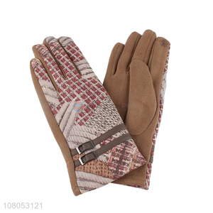 Online wholesale winter outdoor warm gloves for ladies