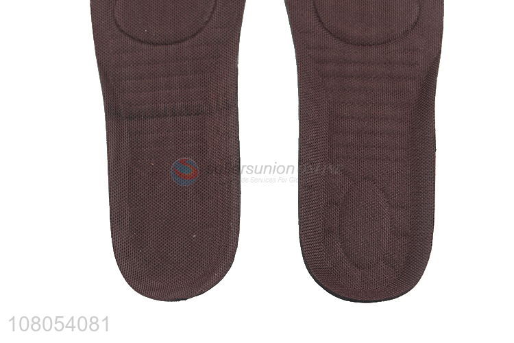 Latest design brown non-slip sports inner soles for daily use