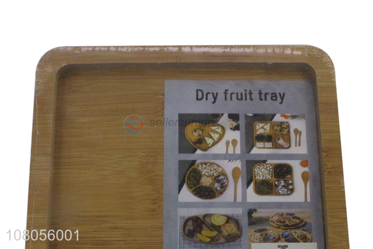 Good quality square natural color fruit tray for sale