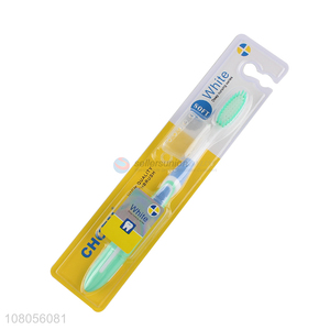 New arrival plastic portable household adult toothbrush